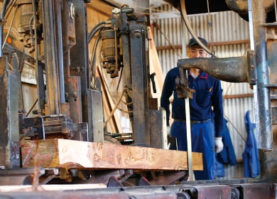 整えられた材木